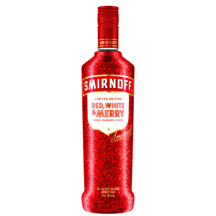 Smirnoff Red, White, & Merry Limited Edition Flavored Vodka 60 750Ml