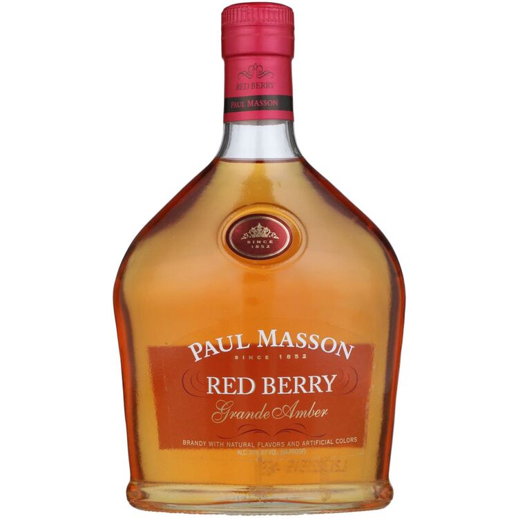 Paul Masson Red Berry Flavored Brandy Grande Amber 54 1.75L