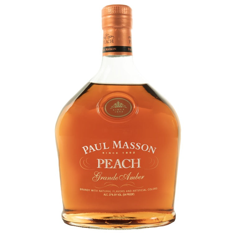 Paul Masson Peach Flavored Brandy Grande Amber 54 375Ml