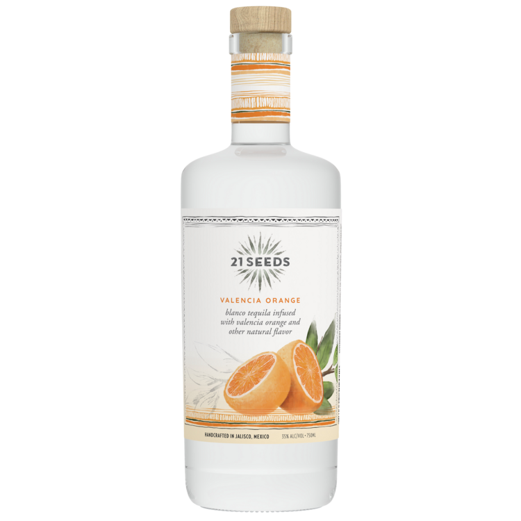 21 Seeds Valencia Orange Infused Blanco Tequila 70 750Ml