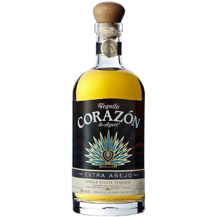 Corazon De Agave Tequila Extra Anejo Single Estate 80 750Ml
