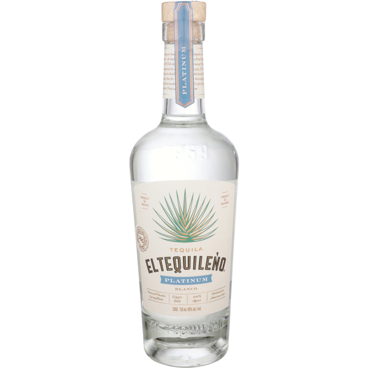 El Tequileno Tequila Platino Blanco 80 750Ml