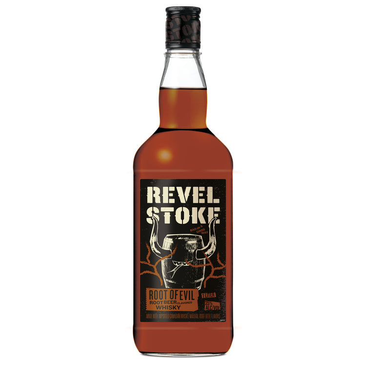 Revel Stoke Root Beer Flavored Whiskey Root Of Evil 70 750Ml