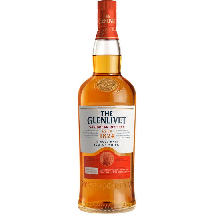 The Glenlivet Single Malt Scotch Caribbean Reserve 80 With Carton 750Ml