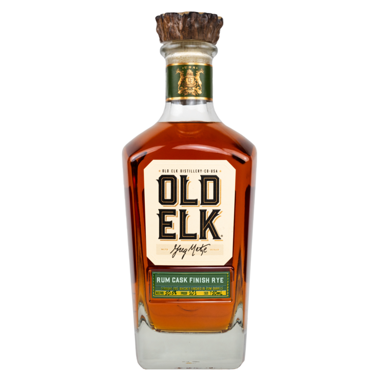 Old Elk Straight Rye Whiskey Rum Cask Finish 101 750Ml