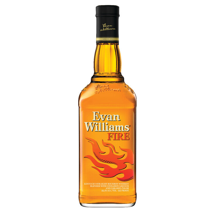 Evan Williams Cinnamon Whiskey Liqueur Fire 65 1L