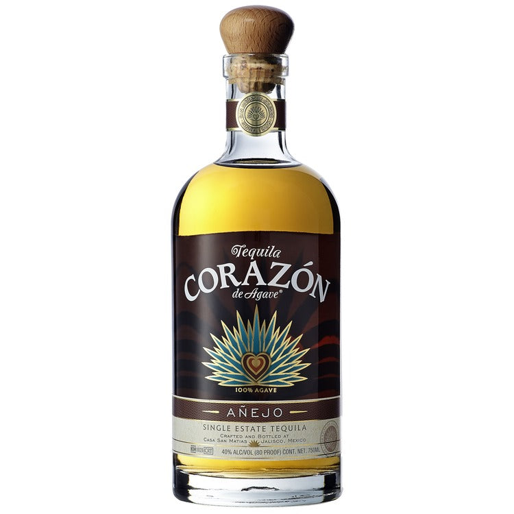 Corazon De Agave Tequila Anejo 80 750Ml
