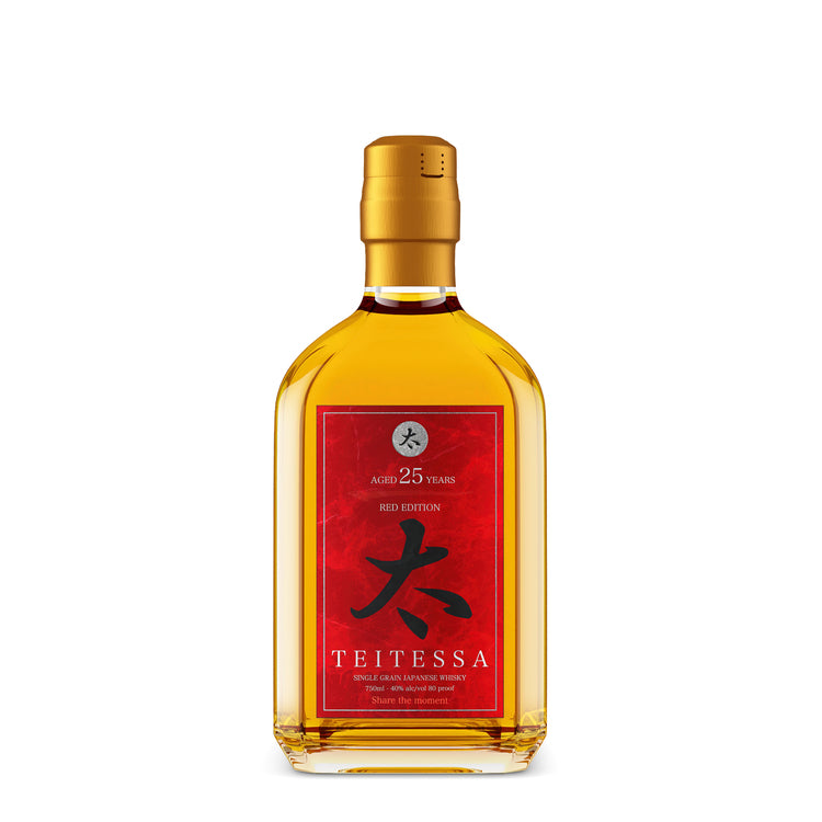 Teitessa Single Grain Japanese Whisky Red Edition 25 Yr 80 750Ml