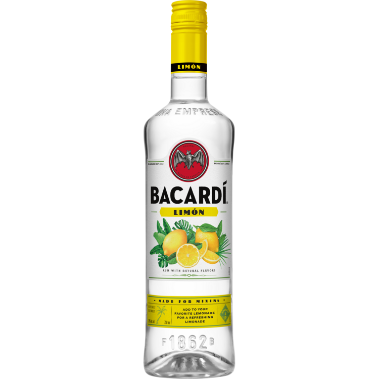 Bacardi Citrus Flavored Rum Limon 70 1L