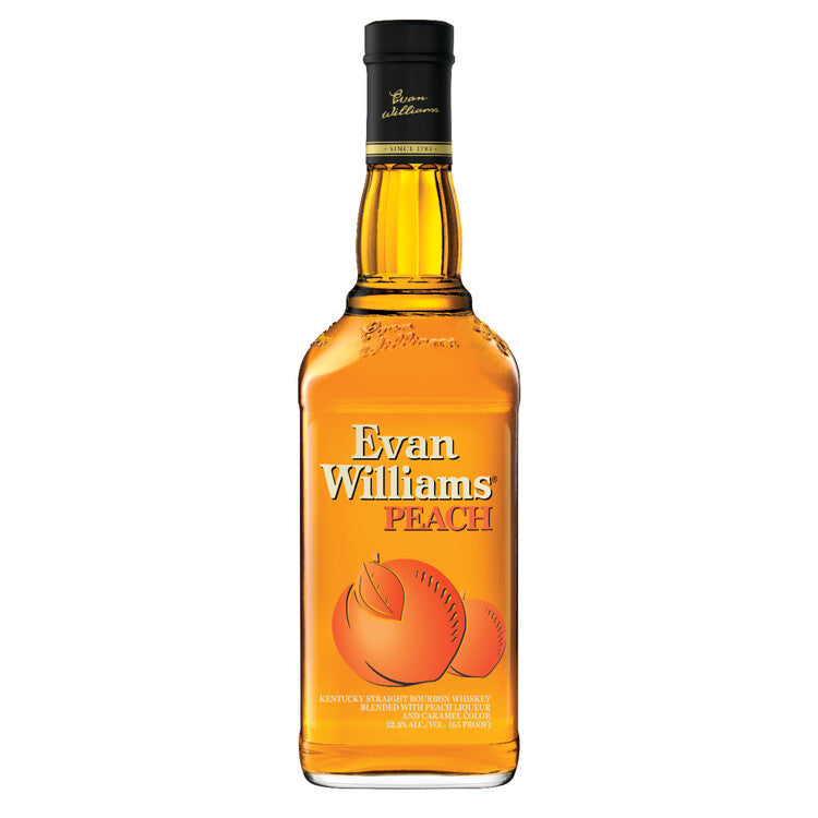 Evan Williams Peach Whiskey Liqueur 65 1L