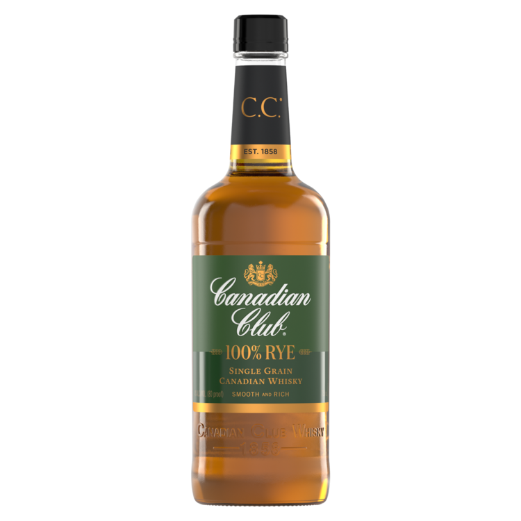 Canadian Club Canadian Whisky Single Grain 100% Rye 80 750Ml