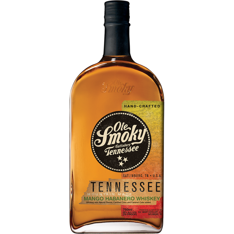 Ole Smoky Mango Habanero Flavored Whiskey Mountain Made 70 750Ml