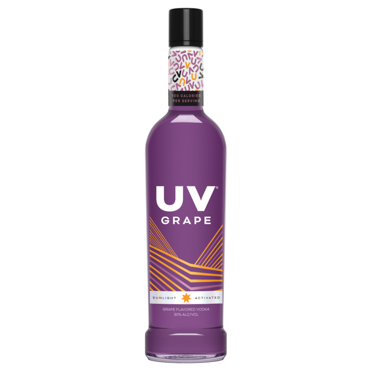 Uv Grape Flavored Vodka 60 1.75L