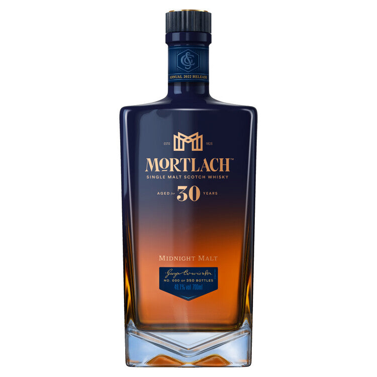 Mortlach Single Malt Scotch Midnight Malt 30 Yr 98.2 700Ml