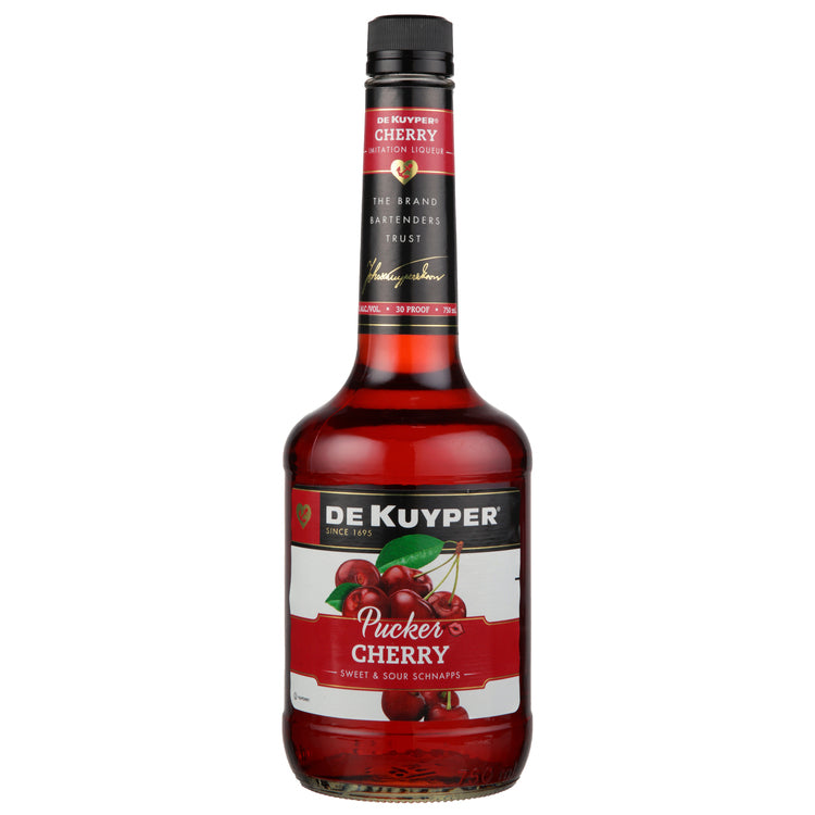 Dekuyper Sweet & Sour Cherry Schnapps Pucker 30 1L