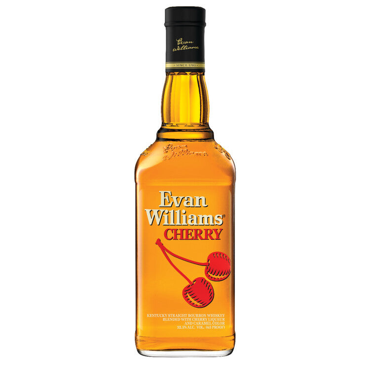 Evan Williams Cherry Whiskey Liqueur 65 1L