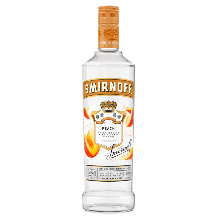 Smirnoff Peach Flavored Vodka 70 1.75L