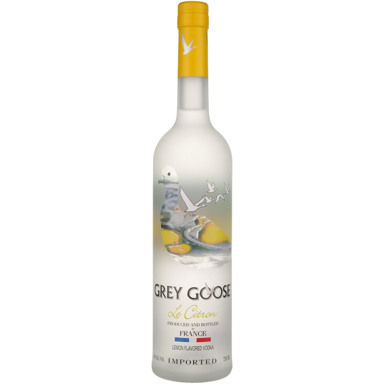 Grey Goose Citrus Flavored Vodka Le Citron 80 1L