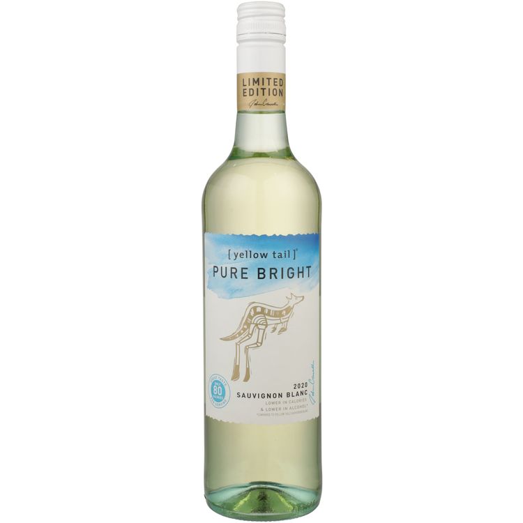 Yellow Tail Sauvignon Blanc Pure Bright Only 80 Calories South Australia 750Ml