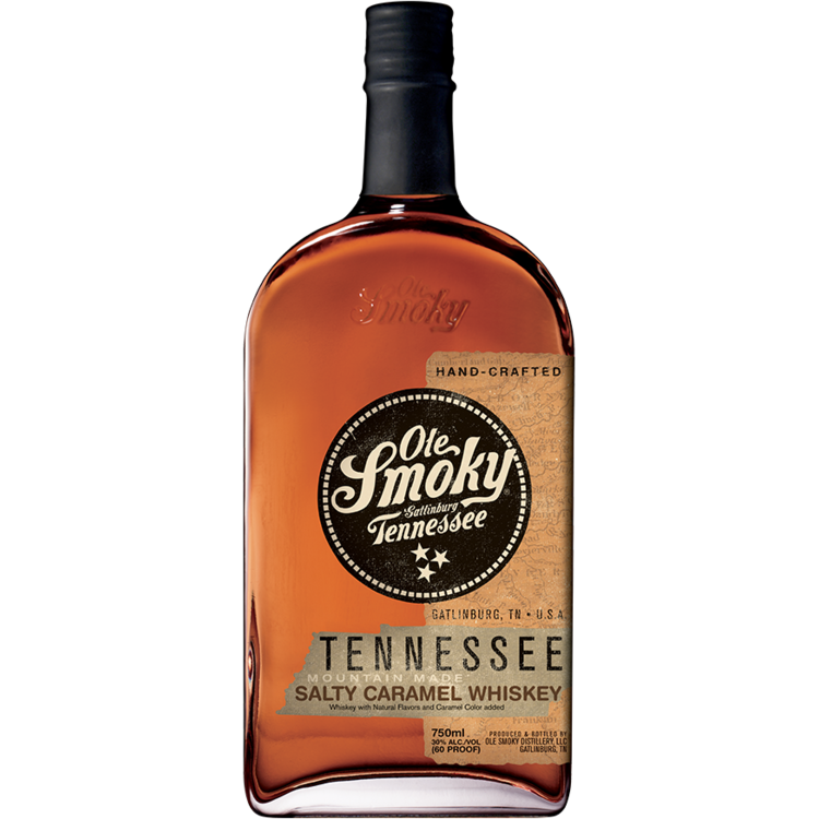 Ole Smoky Salty Caramel Flavored Whiskey Mountain Made 60 750Ml