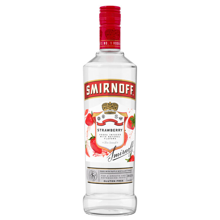 Smirnoff Vodka Strawberry Flavored 60 750Ml