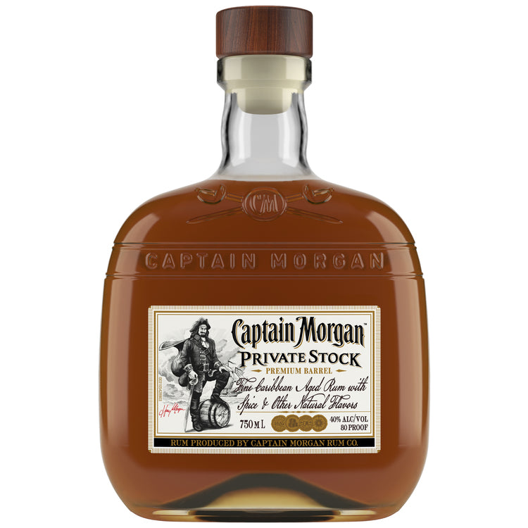Captain Morgan Spiced Rum Private Stock 80 1.75L