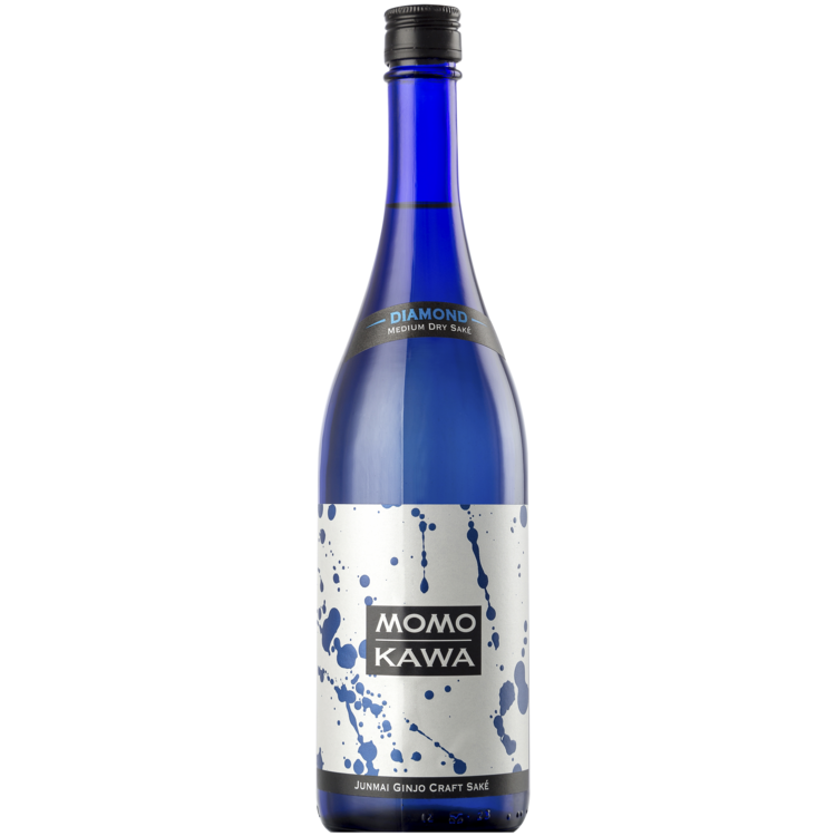 Momokawa Junmai Ginjo Sake Diamond 750Ml