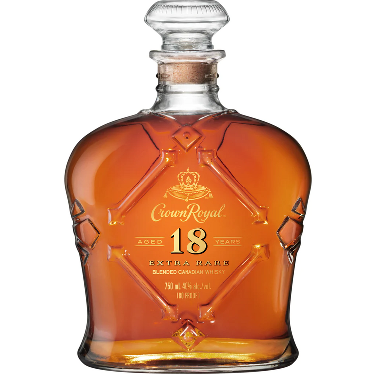 Crown Royal Aged 18 Years Extra Rare Blended Canadian Whisky