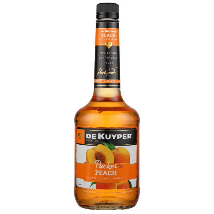 Dekuyper Sour Peach Schnapps Pucker 30 1L