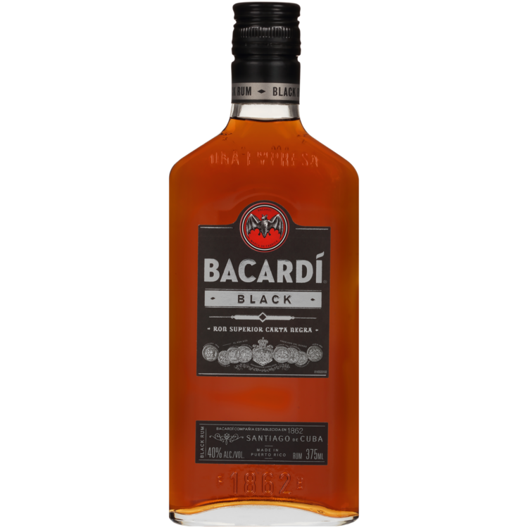 Bacardi Black Rum 80 375Ml