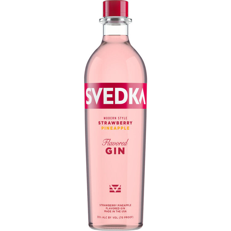 Svedka Modern Style Strawberry Pineapple Flavored Gin 70 750Ml