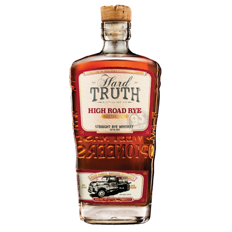 Hard Truth Straight Rye Whiskey High Road Sweet Mash 93 750Ml