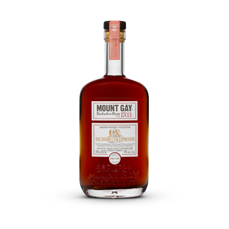 Mount Gay Aged Rum Master Blender Collection Px The Sherry Cask Expression 21 Yr 90 700Ml