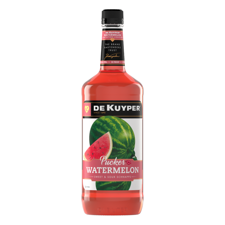 Dekuyper Sour Watermelon Schnapps Pucker 30 750Ml