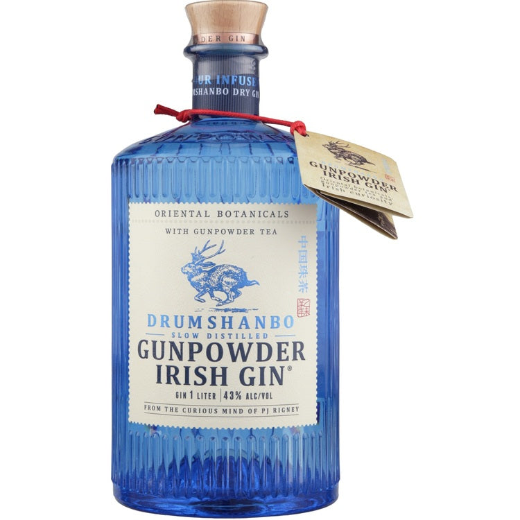 Drumshanbo Dry Gin Gunpowder 86 Ceramic Bottle 750Ml