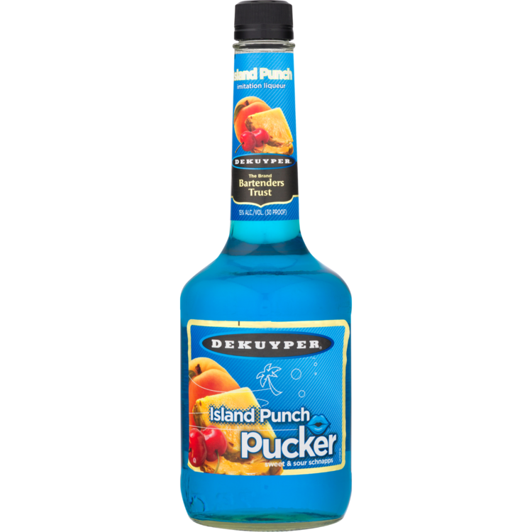 Dekuyper Sweet & Sour Island Punch Schnapps Pucker 30 1L