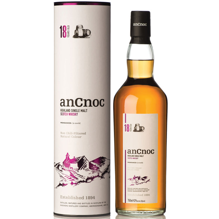 Ancnoc Single Malt Scotch 18 Yr 92 750Ml