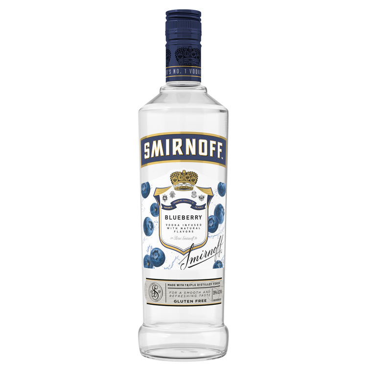 Smirnoff Blueberry Flavored Vodka 70 1.75L