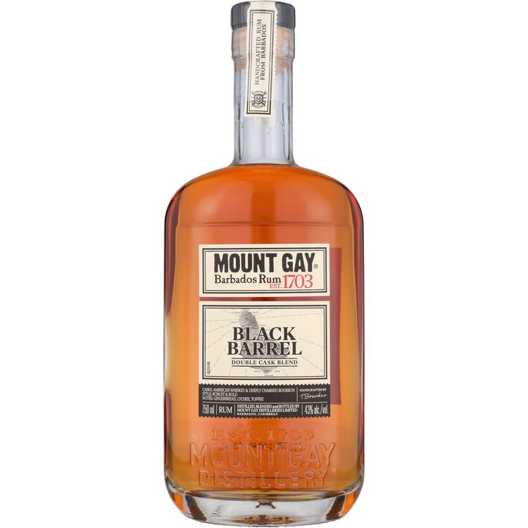 Mount Gay Gold Rum Black Barrel Double Cask Blend 86 750Ml