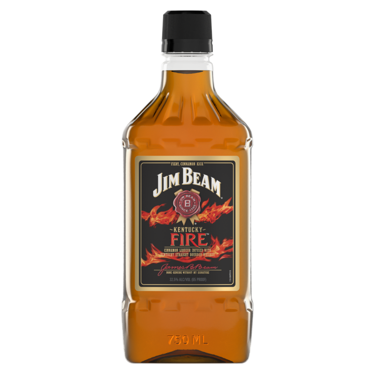 Jim Beam Cinnamon Flavored Whiskey Kentucky Fire 65 1L