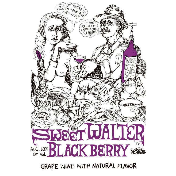 Bully Hill Vineyards Sweet Walter Blackberry 750Ml Wine