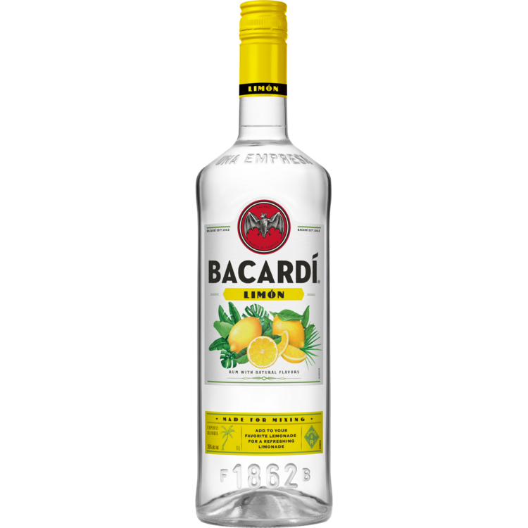 Bacardi Citrus Flavored Rum Limon 70 750Ml