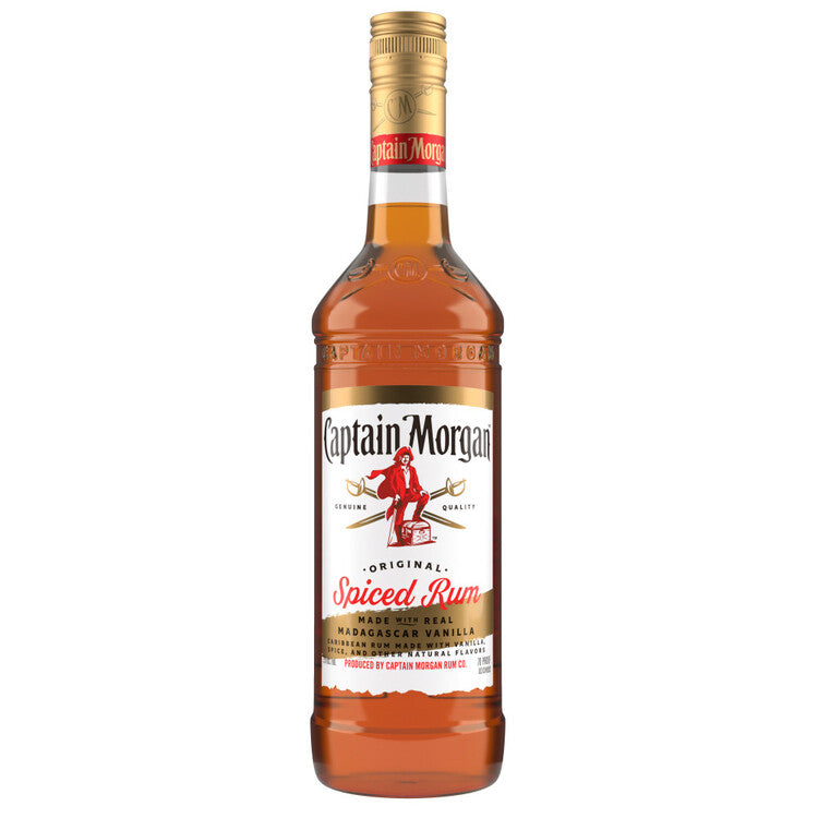 Captain Morgan Spiced Rum Original Real Madagascar Vanilla 70 750Ml