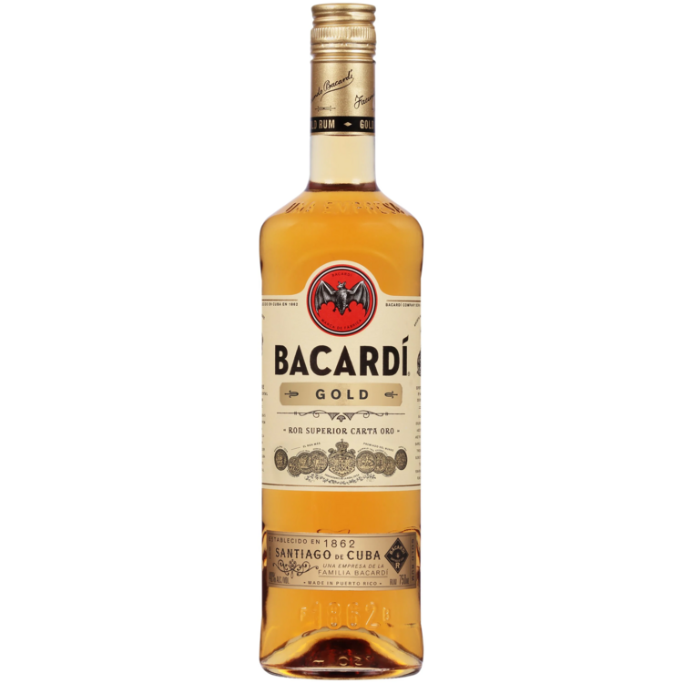Bacardi Gold Rum 80 200Ml