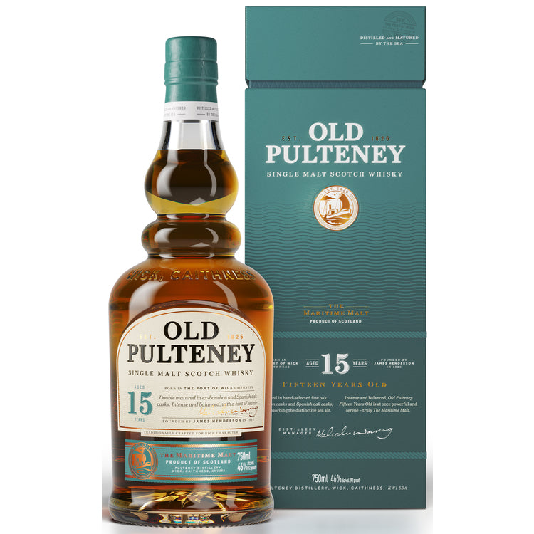 Old Pulteney Single Malt Scotch 15 Yr 92 750Ml