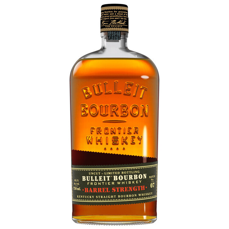 Bulleit Straight Bourbon Frontier Whiskey Barrel Strength Uncut 120.2 750Ml