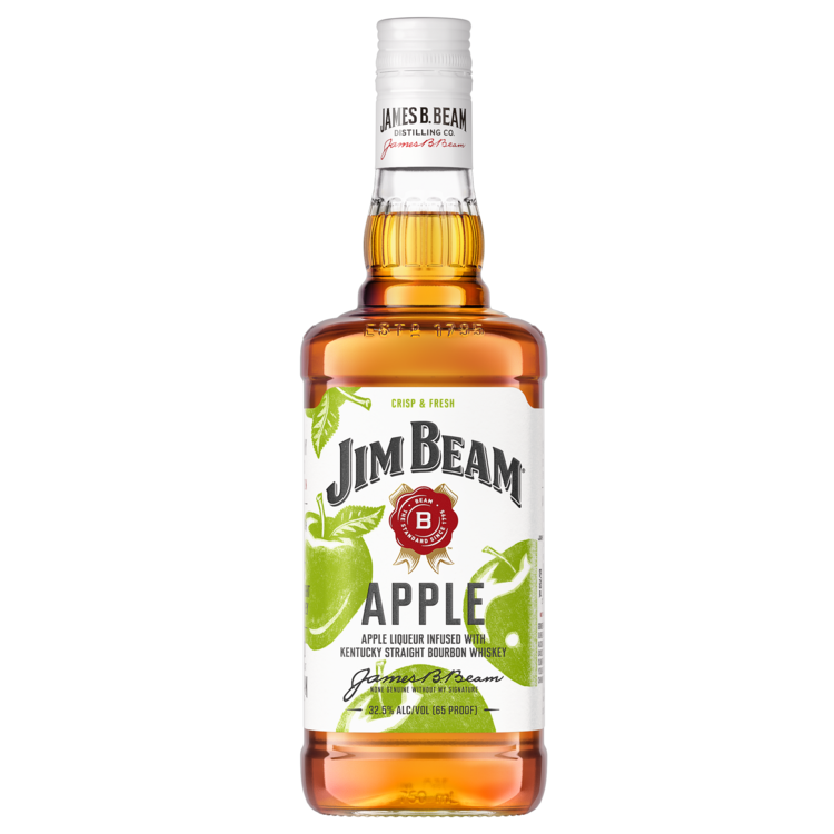 Jim Beam Apple Flavored Whiskey 65 375Ml