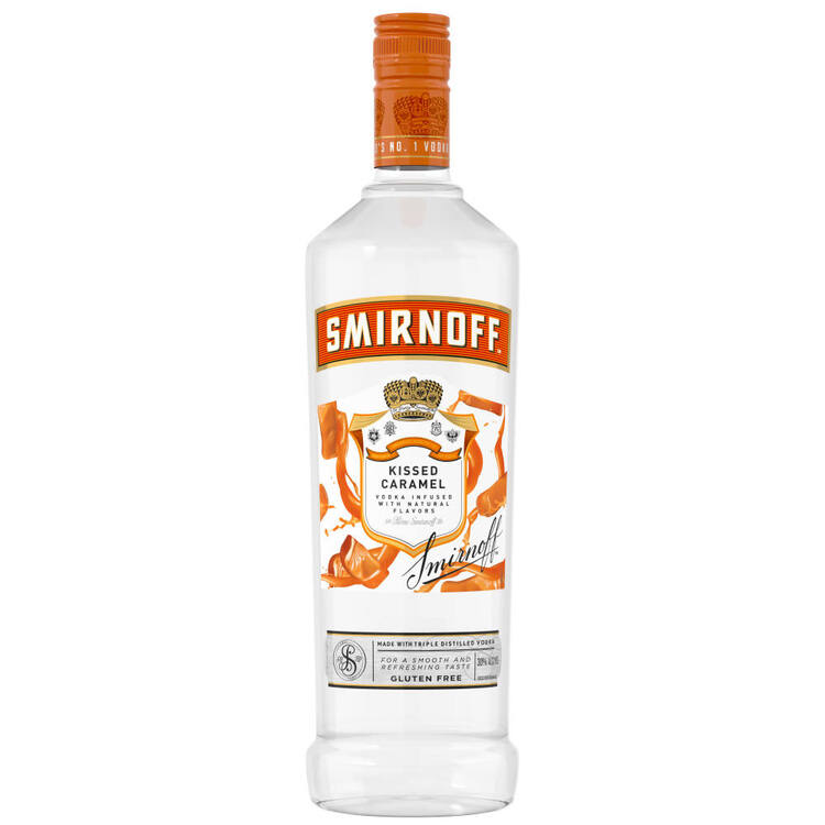 Smirnoff Caramel Flavored Vodka Kissed Caramel 60 750Ml