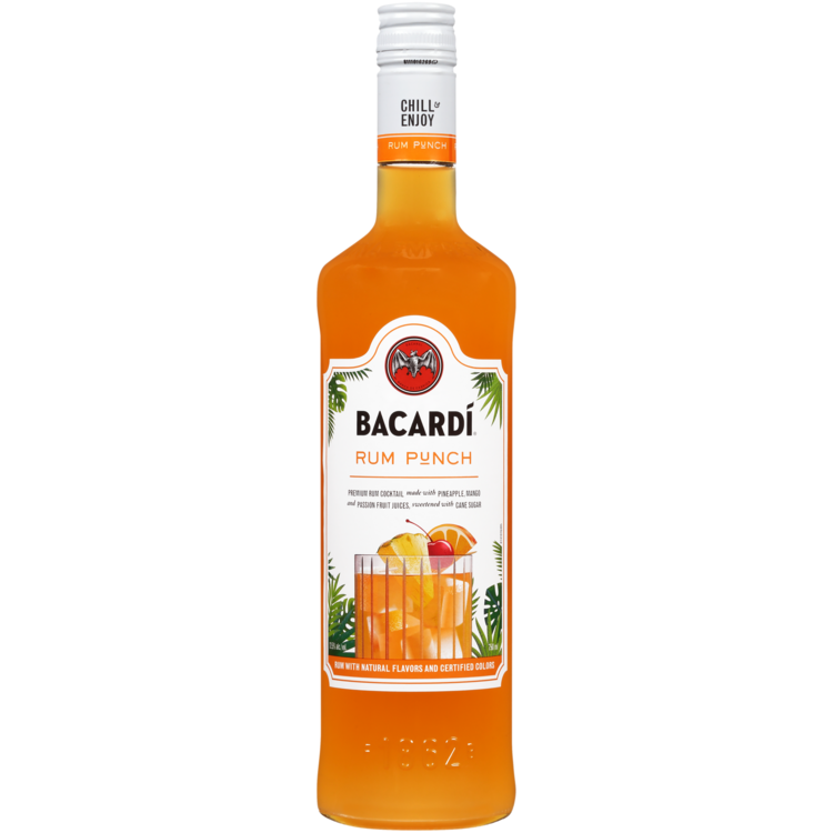 Bacardi Rum Punch Classic Cocktails 25 1.75L