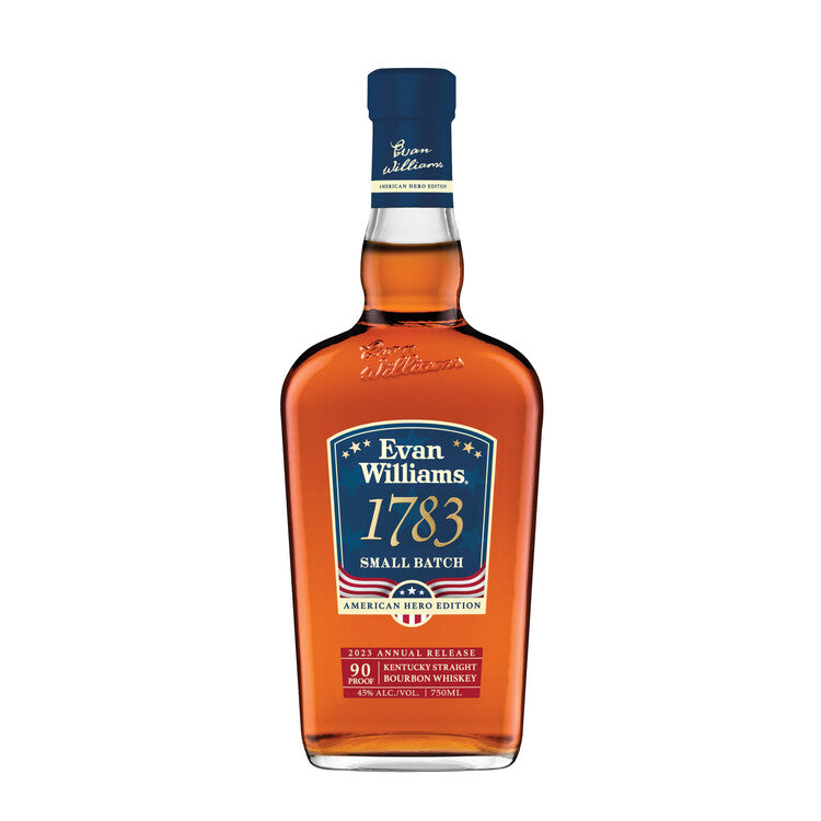 Evan Williams Straight Bourbon 1783 Small Batch American Hero Edition 6 Yr 90 750Ml